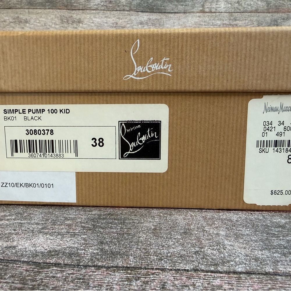 Christian Louboutin Black Leather Heels - Picture 11 of 14